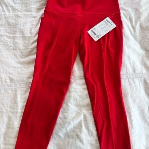 Vibrant Red Leggings